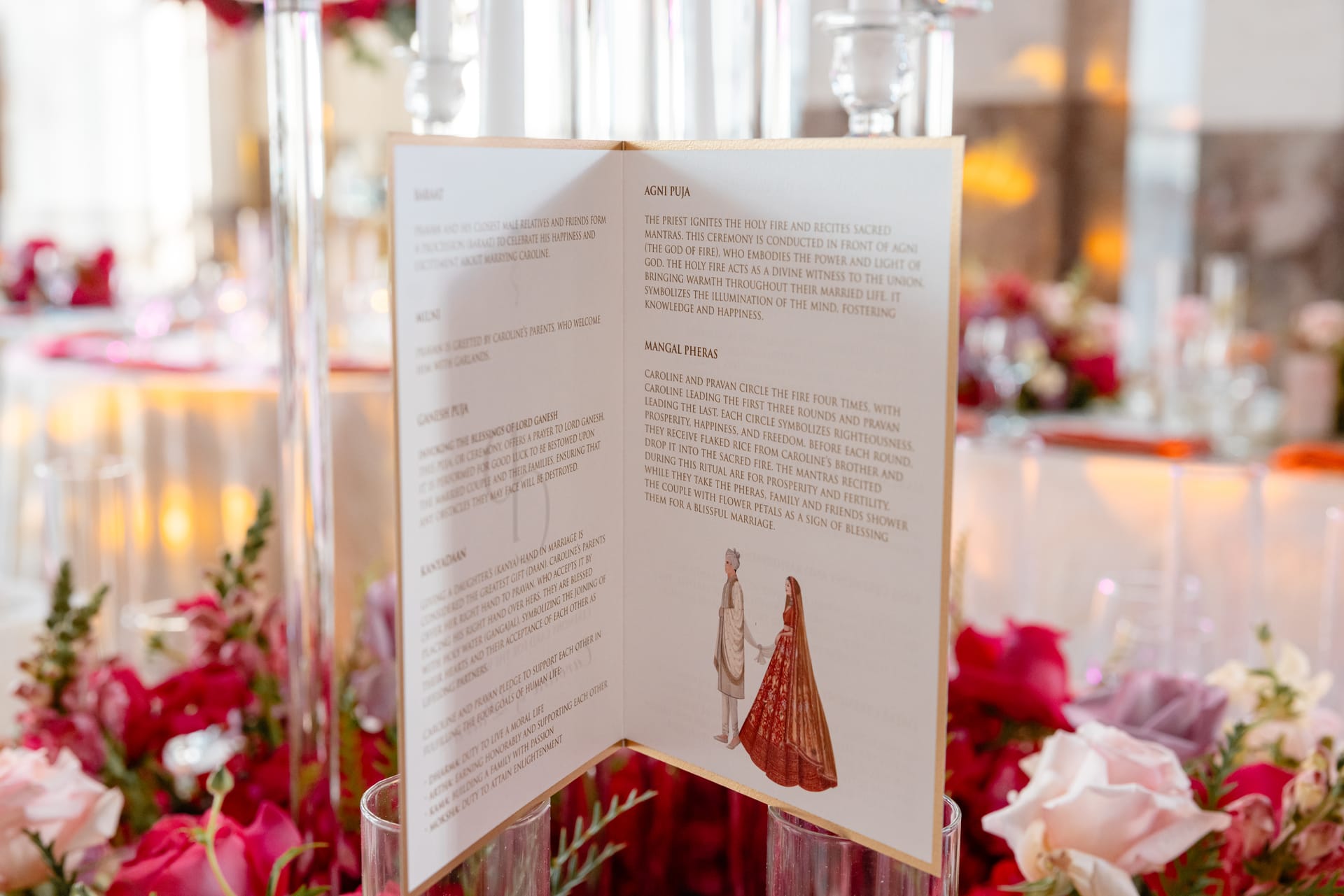 An invitation suite and rings laid out during onboarding
